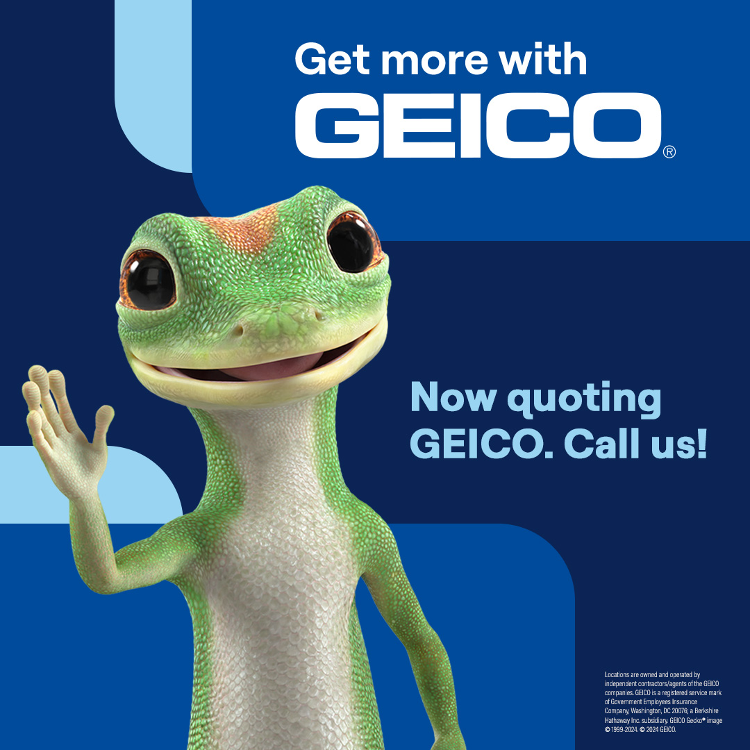 Now representing Geico. Call today for a quote 276-236-2297